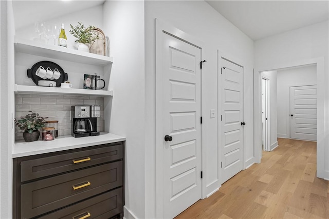 4124 W Olive St, Rogers, AR 72756 - hallway with light wood finished floors