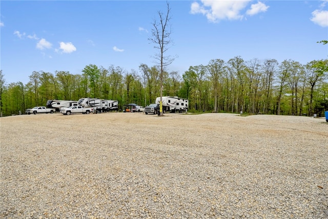 view of car parking