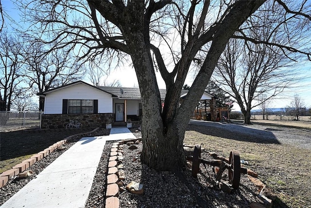 view of ranch-style home