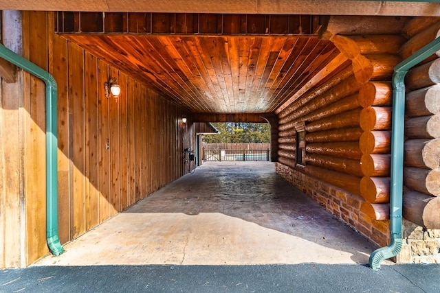 view of horse barn