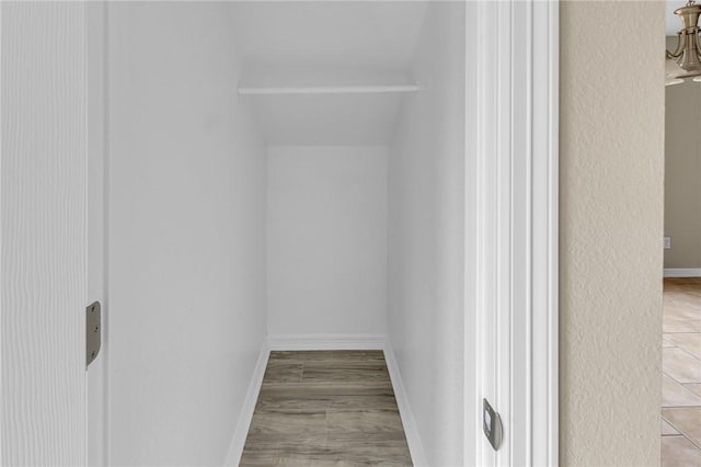 interior space featuring light hardwood / wood-style flooring