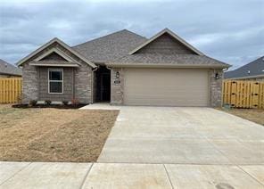 ranch-style house with a garage