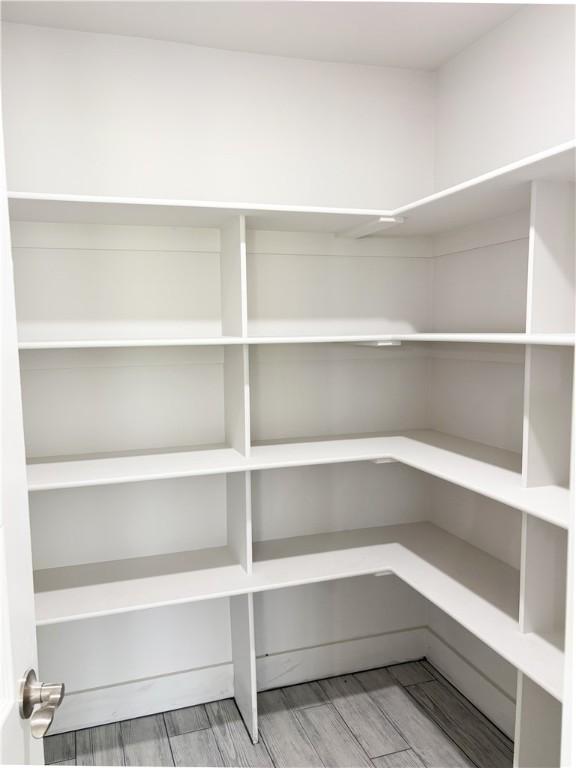 view of storage area