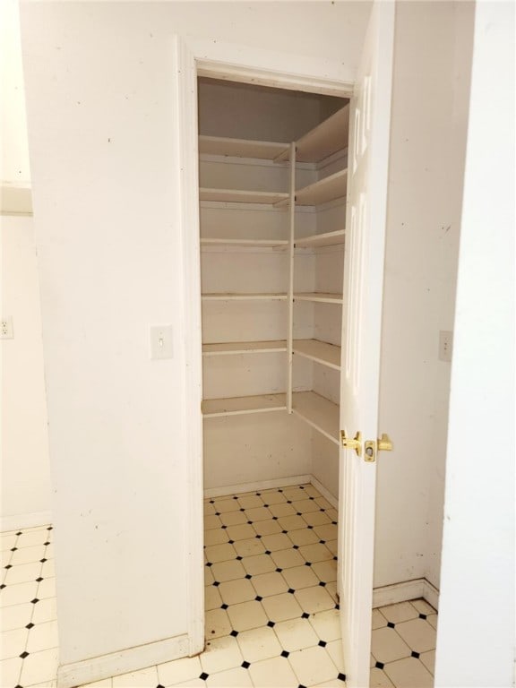 view of pantry