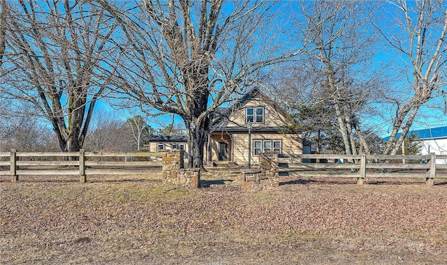 view of front of property