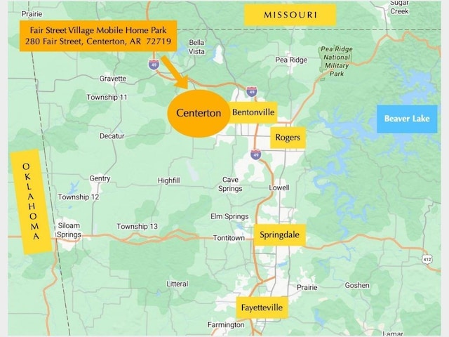 280 Fair St, Centerton, AR 72719 - map