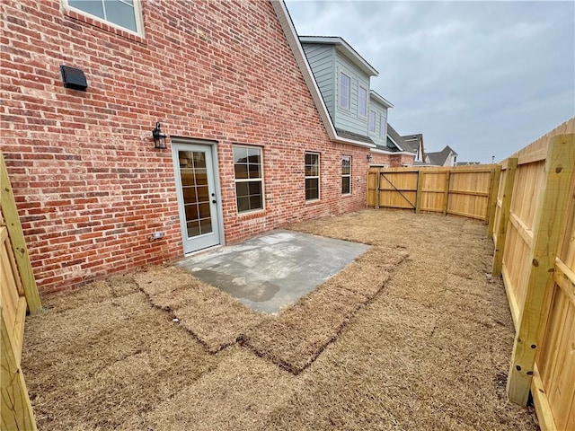 exterior space with a patio area