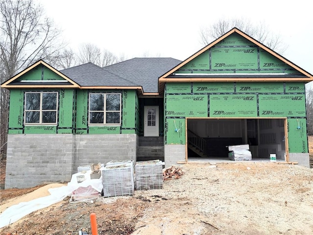 view of property under construction