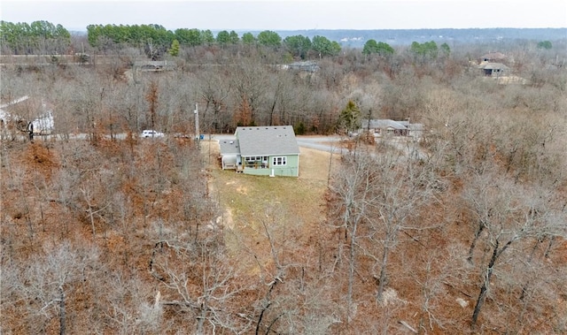 drone / aerial view featuring a rural view