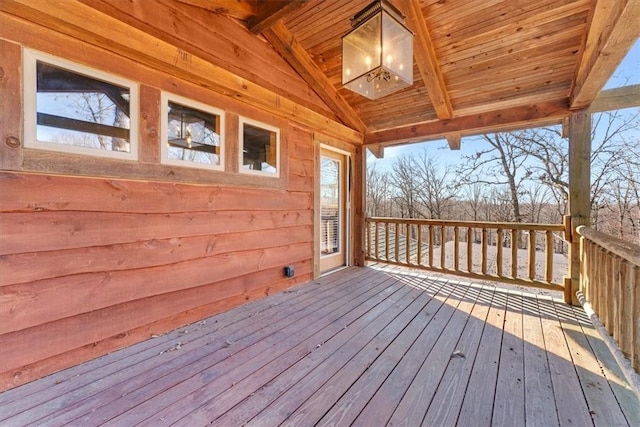 17575 Pear Blossom Dr, Gentry, AR 72734 - view of deck