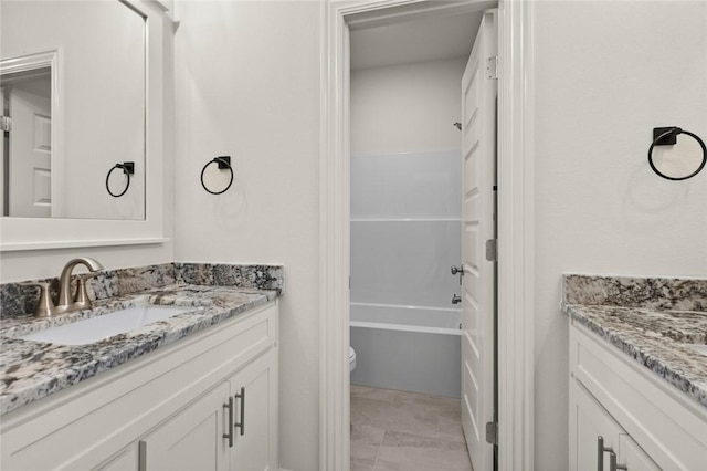 1808 Charles St, Pea Ridge, AR 72751 - bathroom with vanity and washtub / shower combination