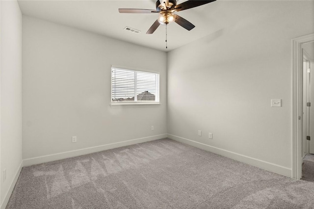 1808 Charles St, Pea Ridge, AR 72751 - spare room featuring carpet and ceiling fan