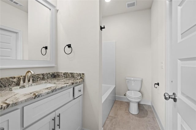 1808 Charles St, Pea Ridge, AR 72751 - full bath with vanity, shower / bathtub combination, and tile patterned floors
