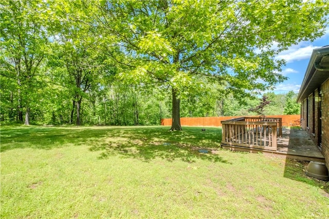 13 Smart Ln, Bella Vista, AR 72715 - view of yard with a wooden deck