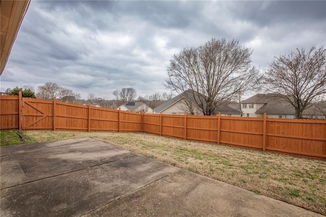 view of yard featuring a patio