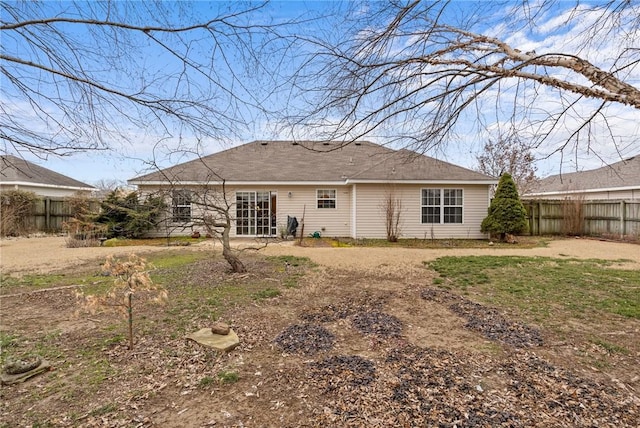 view of rear view of property