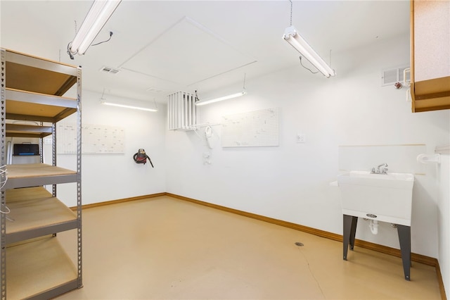 21330 Ridgeview Dr, Garfield, AR 72732 - basement featuring baseboards