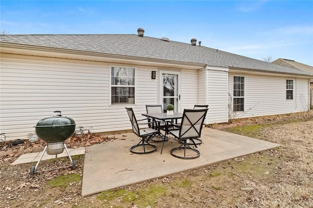 view of patio featuring area for grilling