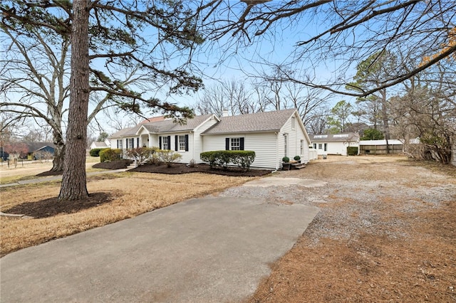 view of home's exterior