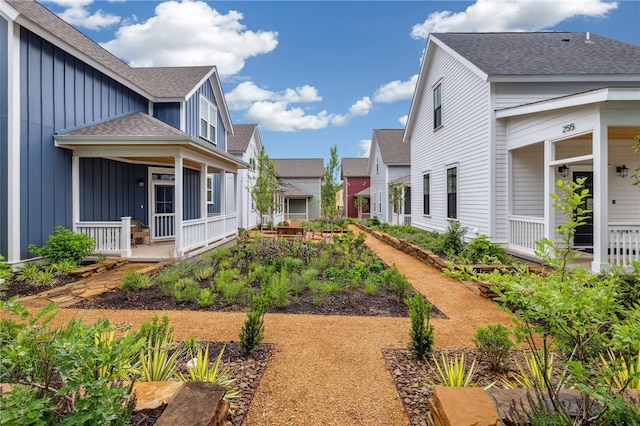 267 E 11th St, Fayetteville, AR 72701 - view of yard with a porch and a residential view