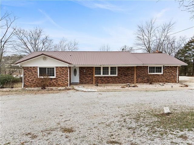 view of ranch-style house