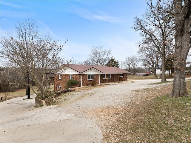 view of front of property