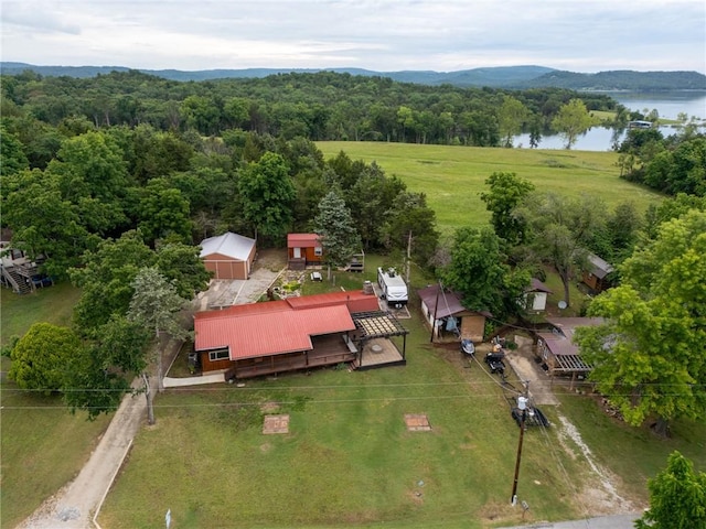 19724 Waldon Rd, Rogers, AR 72756 - view from above of property featuring a large body of water and a forest