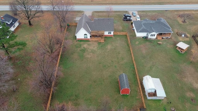 view of subject property