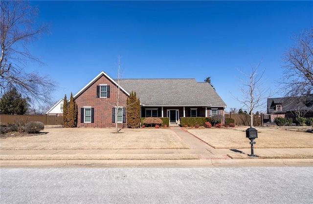 view of front of property