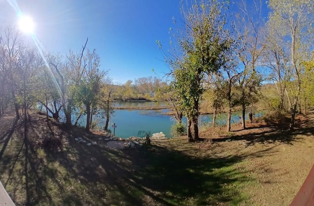 view of water feature