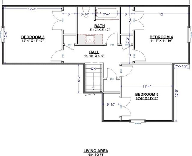 4750 Cowboy St, Springdale, AR 72762 - floor plan / room layout