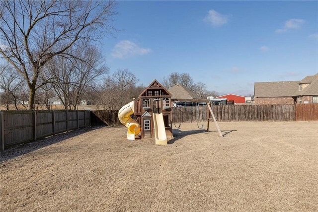 view of play area
