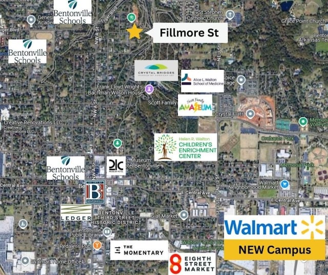 Fillmore St, Bentonville AR, 72712 land for sale