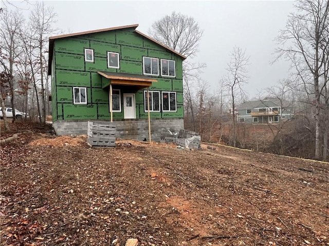 view of property under construction