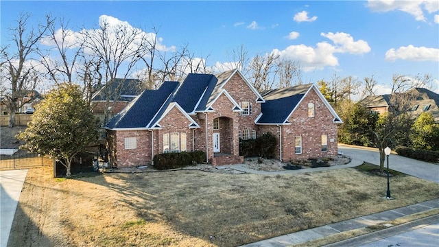 front of property with a front yard