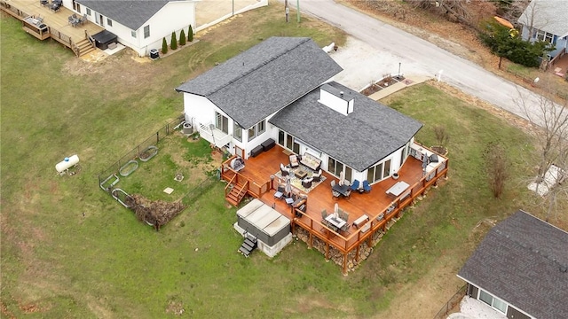 8116 Pine Ln, Rogers, AR 72756 - view from above of property