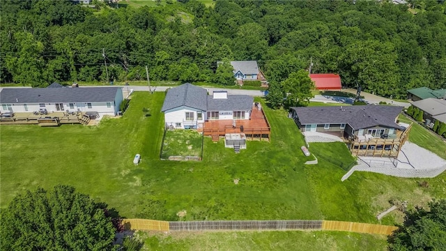 8116 Pine Ln, Rogers, AR 72756 - aerial view of residential area with a forest