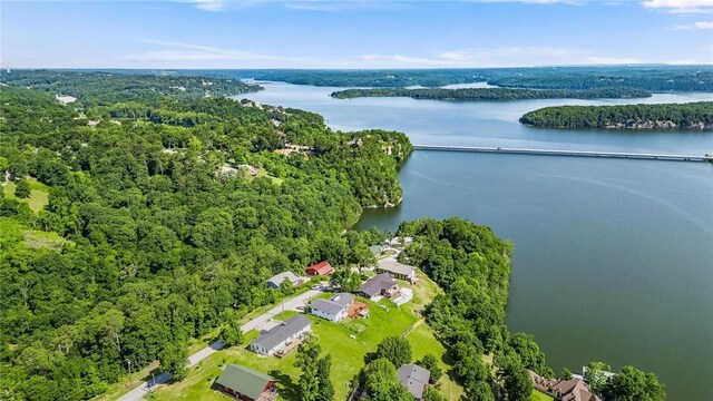 8116 Pine Ln, Rogers, AR 72756 - aerial view of a nearby body of water and a forest