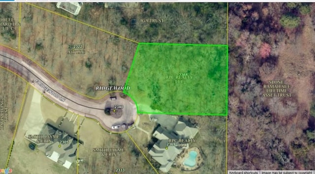 2368 E Ridgewood Ln, Fayetteville AR, 72703 land for sale