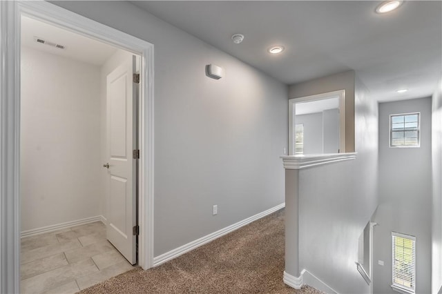 2643 S Kilimanjaro Way, Rogers, AR 72758 - hall featuring recessed lighting and an upstairs landing
