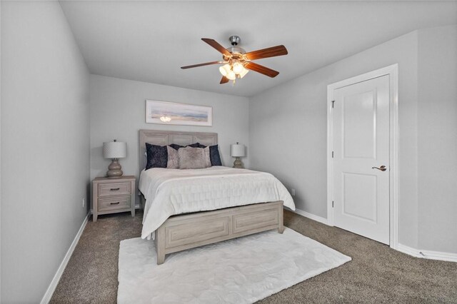 2643 S Kilimanjaro Way, Rogers, AR 72758 - carpeted bedroom with baseboards and a ceiling fan