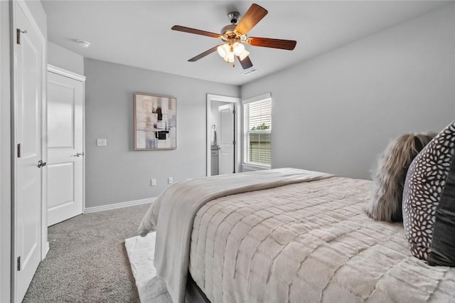 2649 W Everest Ave, Rogers, AR 72758 - bedroom with carpet flooring and a ceiling fan