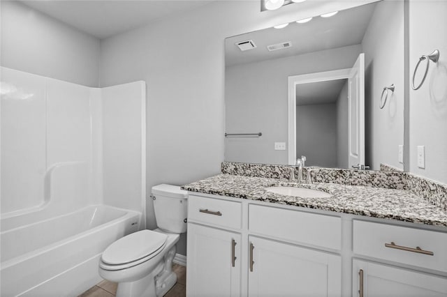 2633 S Kilimanjaro Way, Rogers, AR 72758 - bathroom with vanity, shower / bath combination, and tile patterned flooring