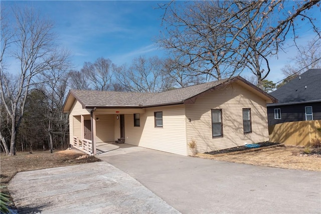 view of front of house