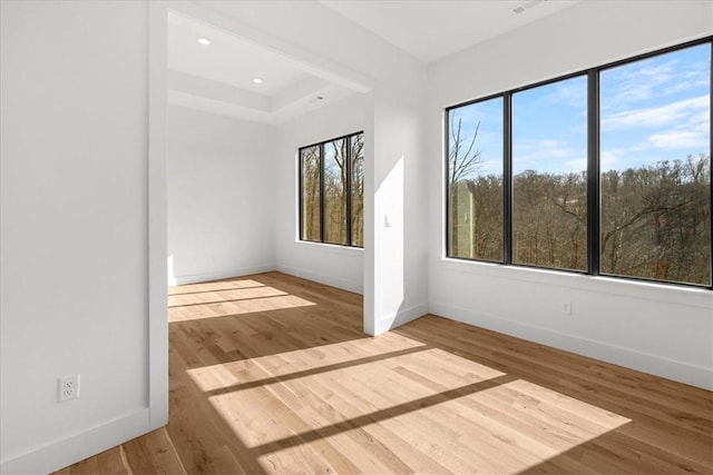 interior space featuring light hardwood / wood-style flooring