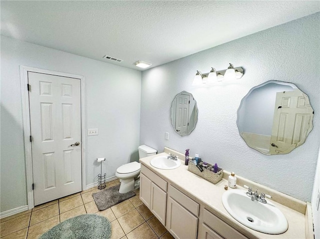 9998 Farm Rd Unit 2240, Washburn, MO 65772 - bathroom with tile patterned floors, toilet, visible vents, and a sink