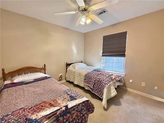 5 Ventnor Dr, Bella Vista, AR 72715 - bedroom with carpet floors, baseboards, and ceiling fan