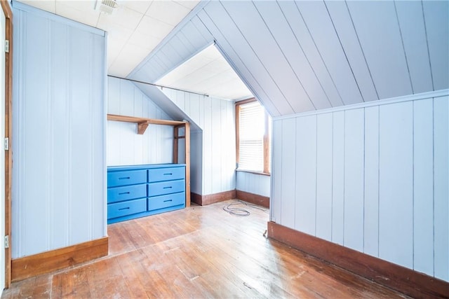 bonus room featuring hardwood / wood-style flooring