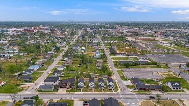 drone / aerial view featuring a residential view