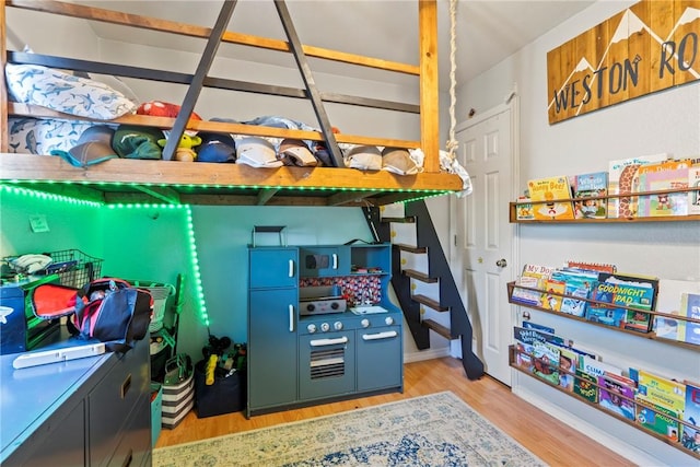 interior space featuring light hardwood / wood-style flooring